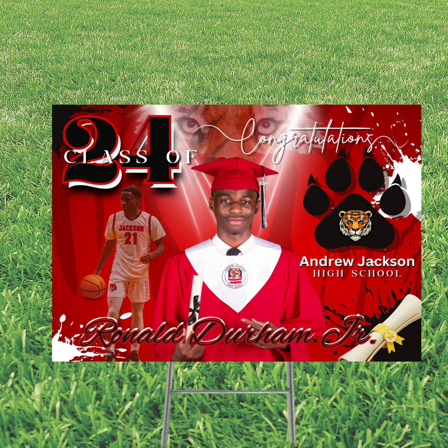 Grad Yard Sign